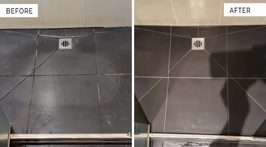Shower leak repairs Melbourne Before and after shower leak repairs melbourne